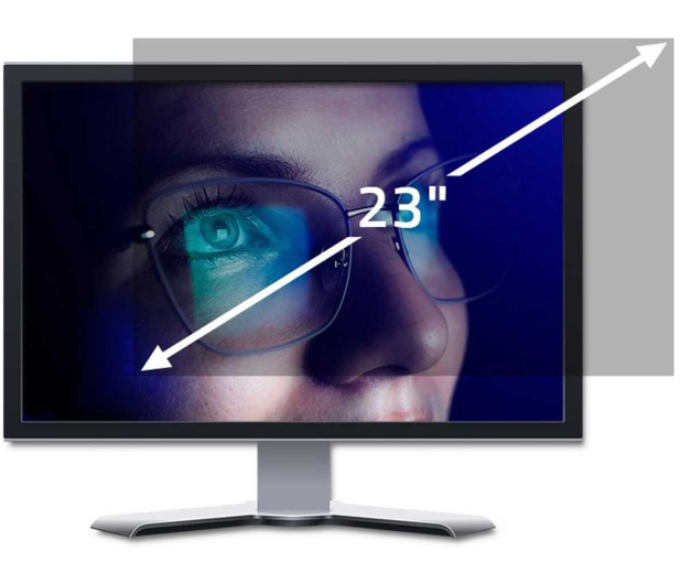 QOLTEC Filtr prywatyzujący 23" | 16:9 - 1243511 - zdjęcie 3